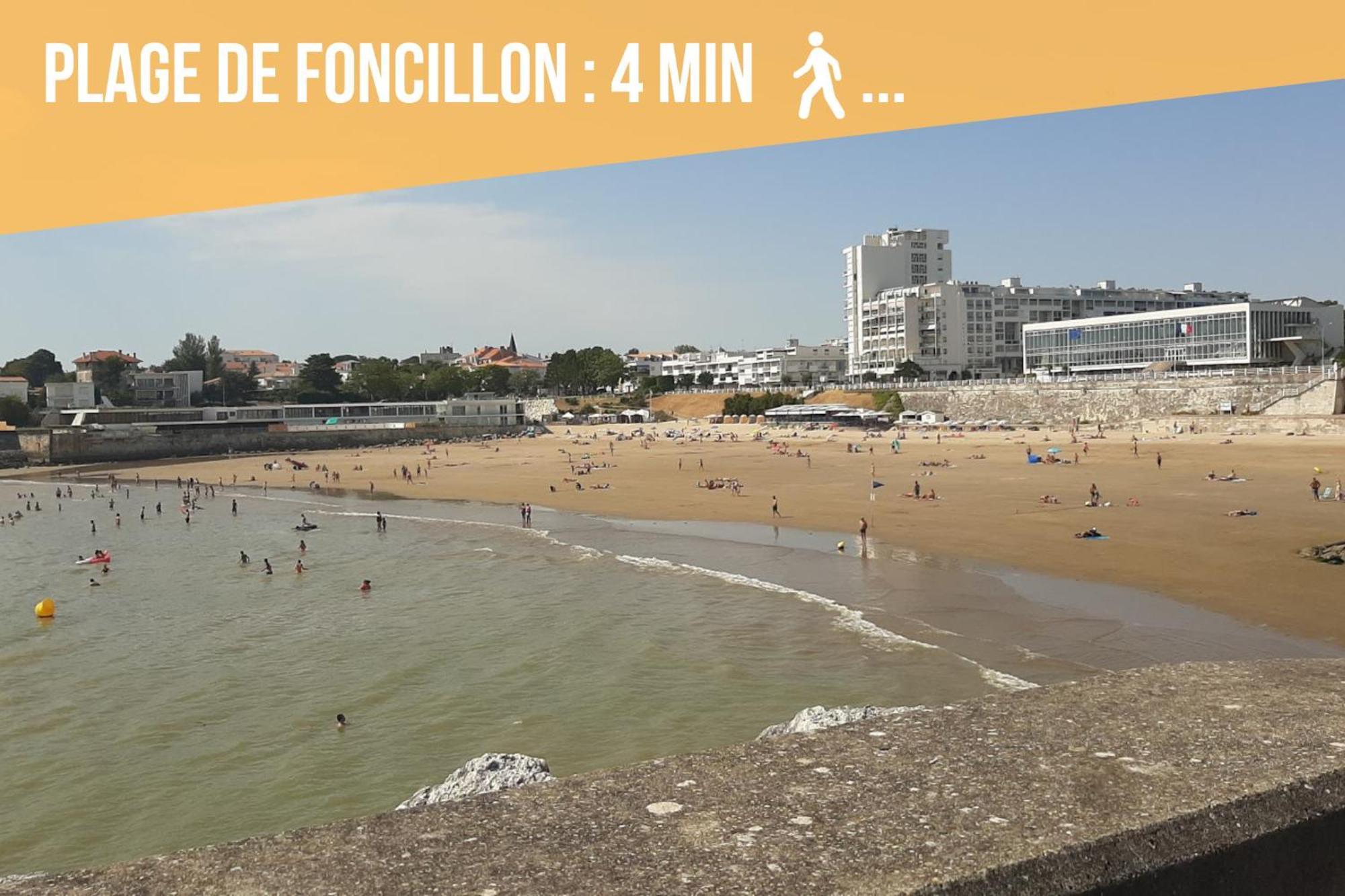 Les Pieds Dans L'Eau 200M Plage Royan Exterior photo